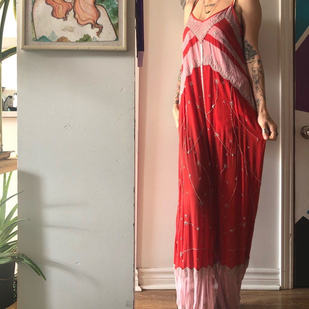 Out of this world beaded maxi Veroalfie dress